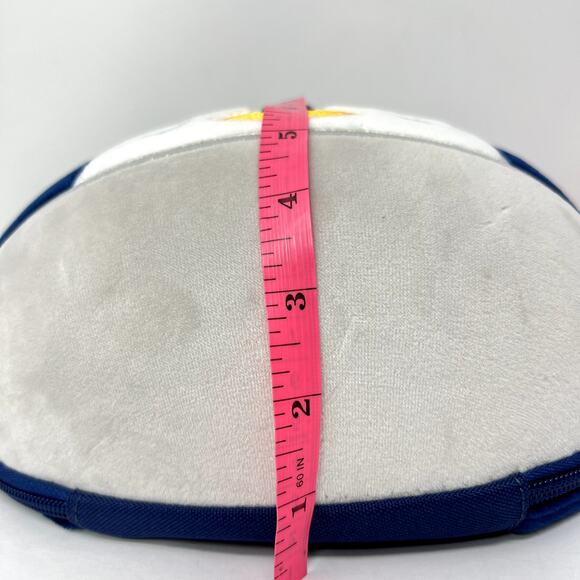 Child Blue & Gray Plush Cartoon Penguin Backpack Two Zipper Kid - Picture 4 of 10